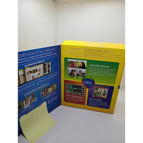 Rosetta Stone Spanish Espanol Headphones Level 1-5 + audio cds  W/earphones - Picture 2 of 10